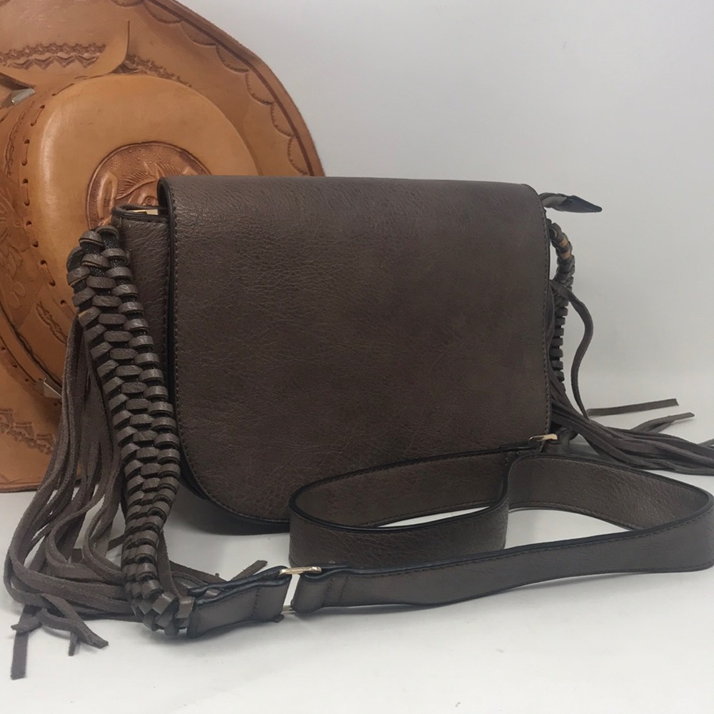 Antik Kraft Tassel Crossbody Purse Bag
